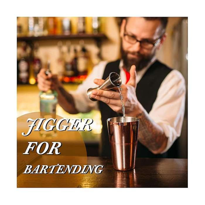 9 Pieces Jigger for Bartending Jigger 2 1 , 304 Stainless Steel Shot Glass Measuring Cup Shot Measu