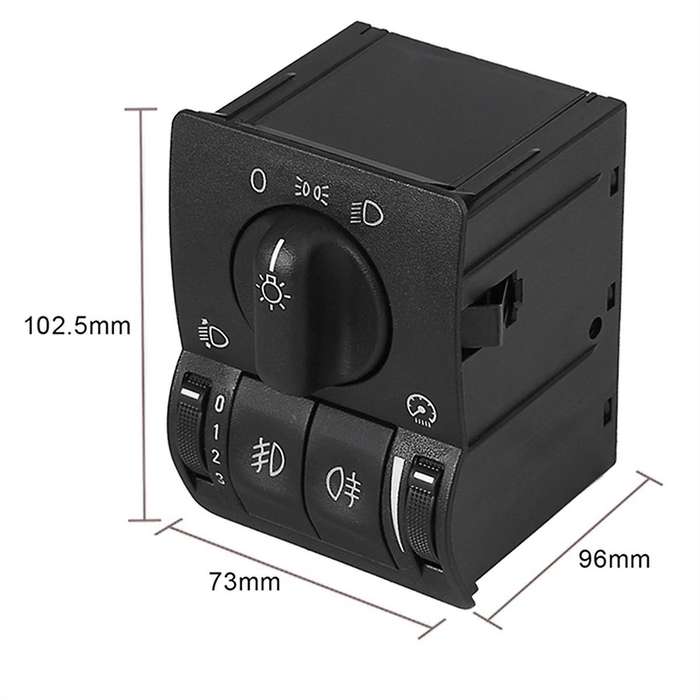 904376950 Automobile Headlight Switch Fog Lamp Main Lamp Switch Assembly Auto Parts for Opel
