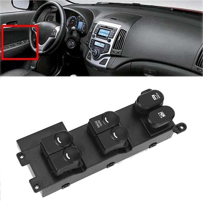 93570-2l010 Auto Down Front Left Side Car Window Control Switch 2008-2011 for I30 I30cw 935702l010