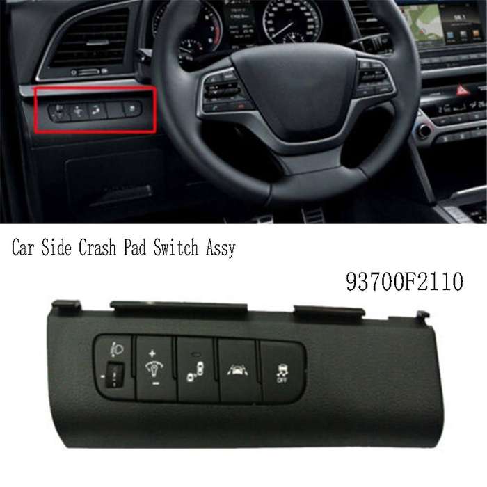93700F2110 Car Side Crash Pad Switch Assy Keeping Vehicle Stability System for AD 2016-2018