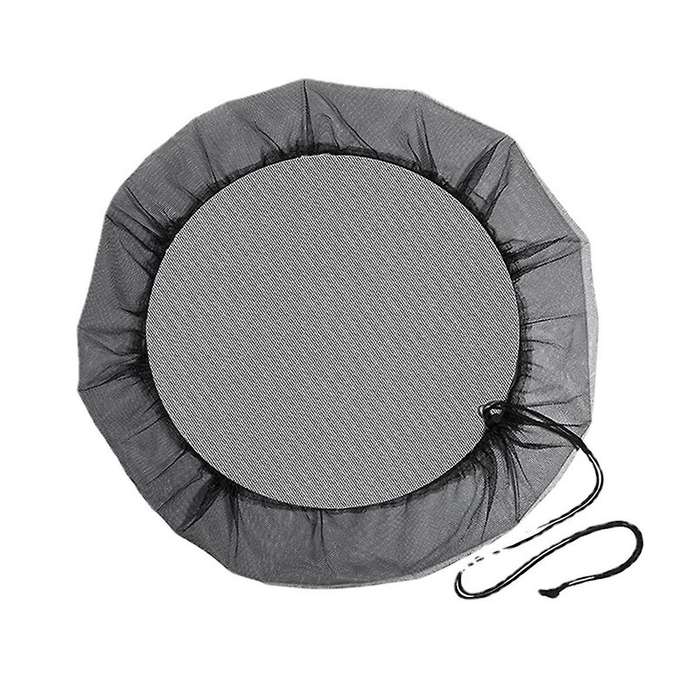 95cm Outdoor Garden Rain Barrel Mesh Cover Water Tank Protective Cover Filter Mesh Barrel Insect Ne