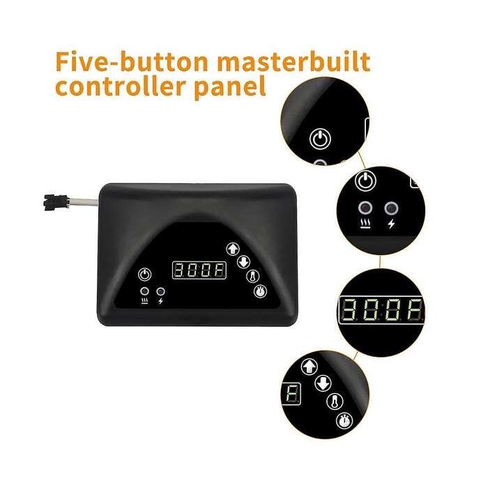 9907160014 Digital Control Panel Smoker Grill Compatible with Mb20071317/ 20071117/ 21071218 Top Co