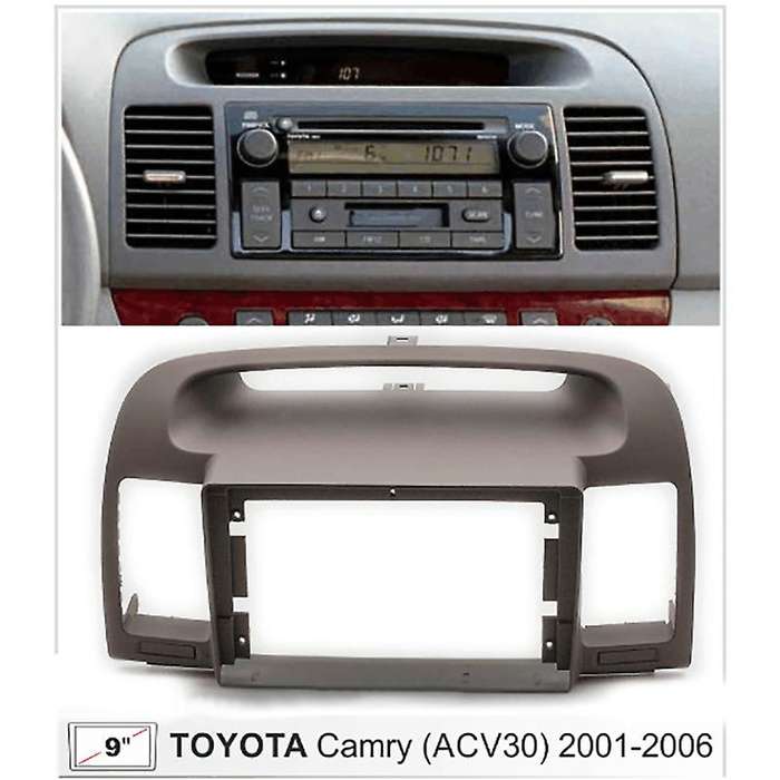 9-inch 2din Car Radio Dashboard Stereo Panel for Mounting Car Panel Dual Din Cd Dvd for 5 2001-2006