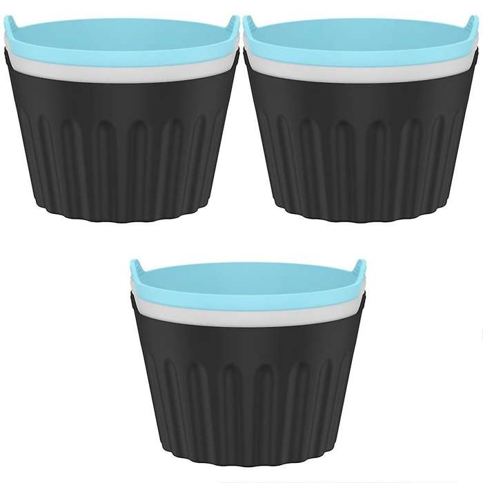9Pcs Air Fryer Egg Poacher, Ramekins for Air Fryer, Silicone Egg Poaching Cups Reusable Silicone Ba