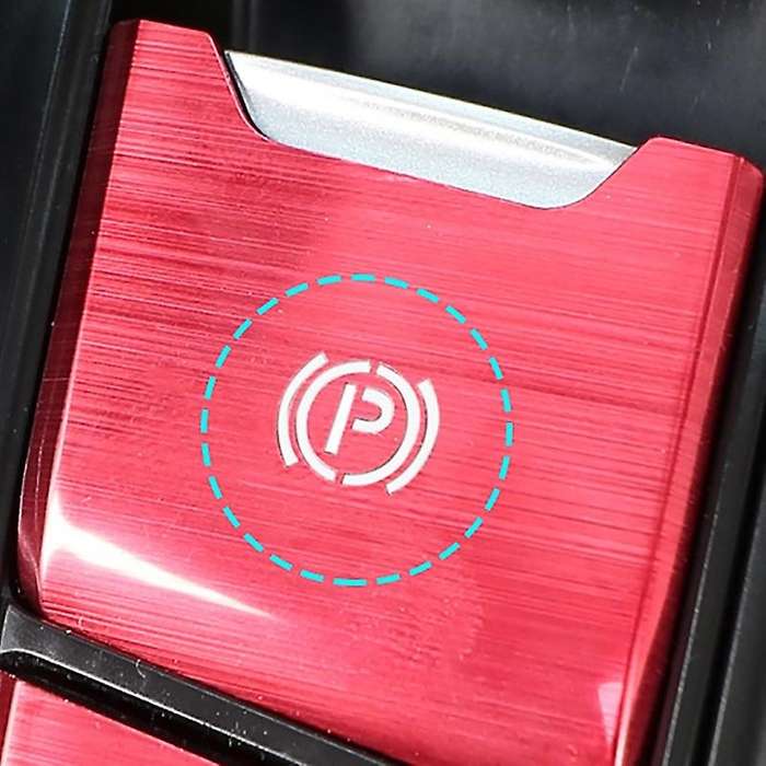 9PCS Car Aluminum Central Control Gear Button Sticker for -V 17-21 Handbrake Cover Trim Accessories,