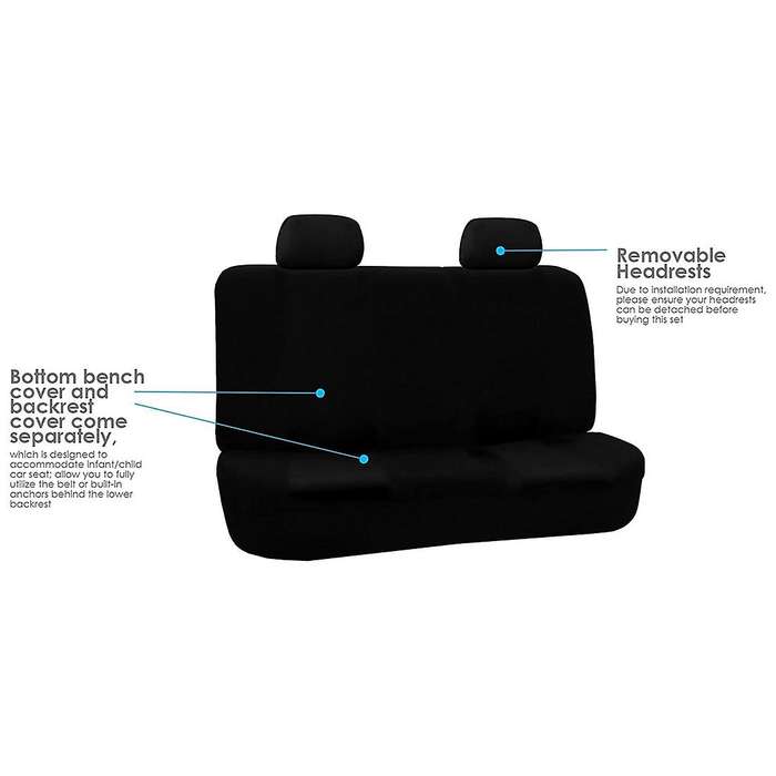 9Pcs Car Seat Cover Set Front Seat Cover Universal Breathable Soft Car Seat Cover Set