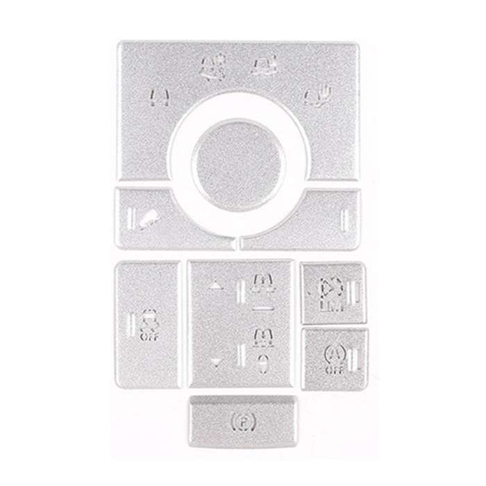 9PCS Interior Center Console Mode Button Trim Cover Sticker for Sport 2017