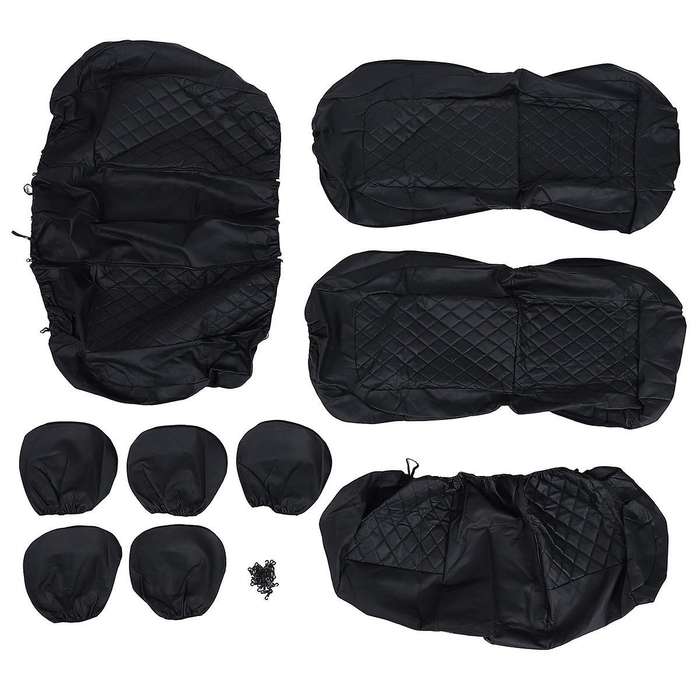 9-piece Set Car Cover Cushion Universal Car Interior Car Accessories, D