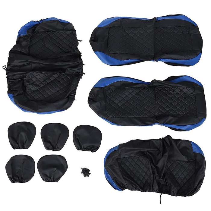 9-piece Set Car Cover Cushion Universal Car Interior Car Accessories, B