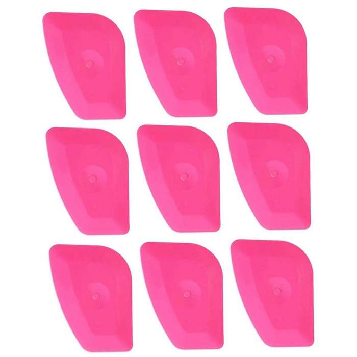9-Piece Car Scraper Kit Suitable for Kitchen, Home, Office, Car Vinyl Film Installation, and Windshi