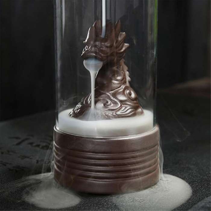 A Ceramic Incense Holder, Backflow Incense Burner Figurine Incense Cone Holders Home Decor Gift Deco
