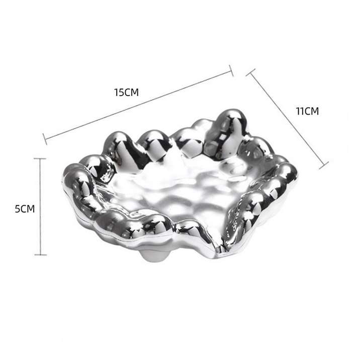 A Quick Drain Soap Dish Washbasin Countertop Storage Tray Bathroom Accessories Soap Dish Holder