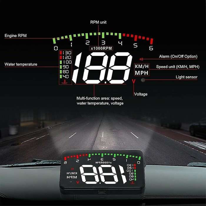 A100 3.5 A900 HUD Head-Up Display Car Hud Display Windshield Projector Universal
