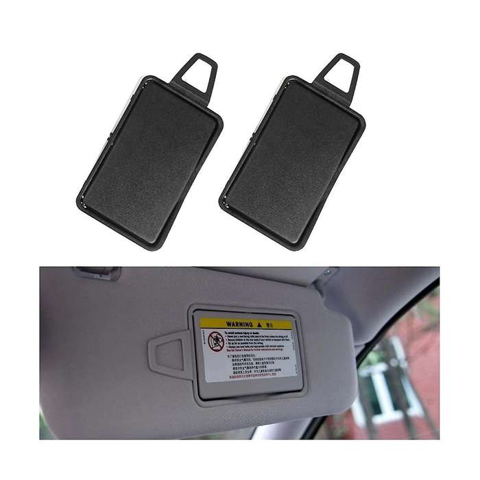 A2118100410 Front Right Shade Mirror Caps for W211 W219 2003-2010 Black Visor Mirror Cover A2118100