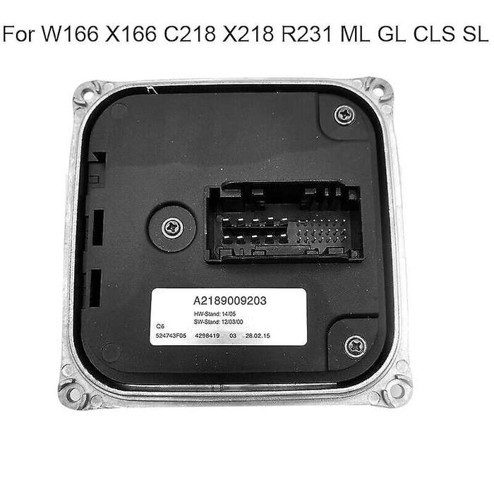 A2189009203 LED Headlight Lamp Ballast Control Unit Voltage Regulator Module for W166 X166 C218 X218