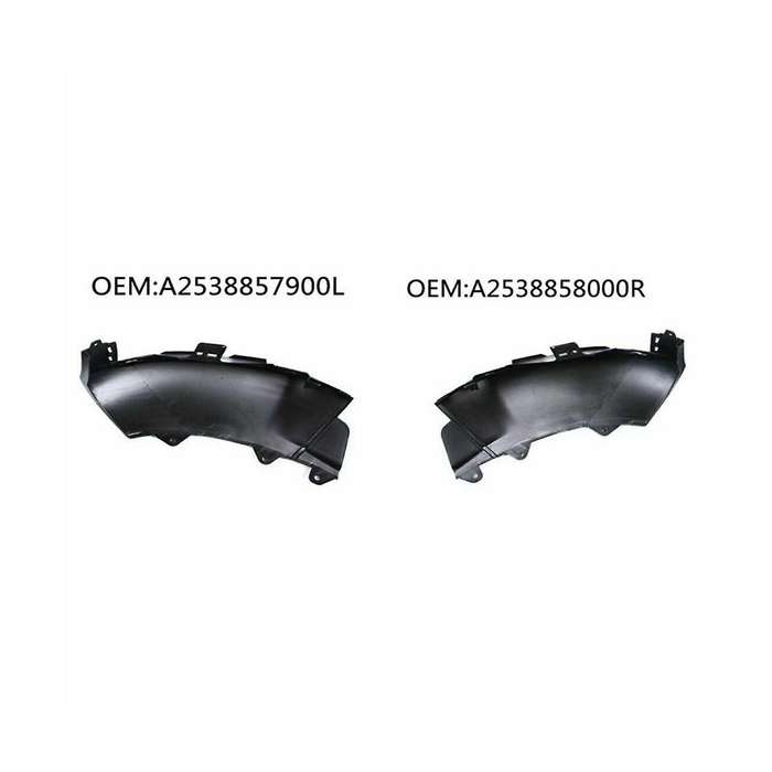 A2538857900 A2538858000 Car L&r Front Bumper Outer Cover Molding Trim for X253 Glc300 2016-2019