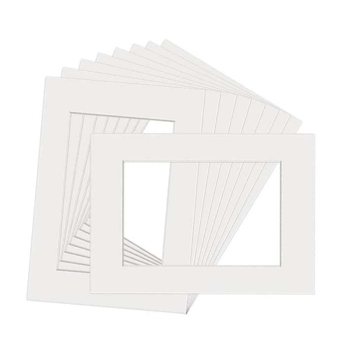 A3 Mount Picture Frame Mounts 10 Pcs Picture Photo Mounts Frame Mats White Photo Mounts for Picture