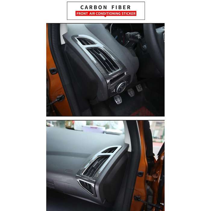 ABS Air Conditioning Vent Sequins Air Conditioner Vents Sticker for Focus 3 4 2012 2013 2014 2015 20