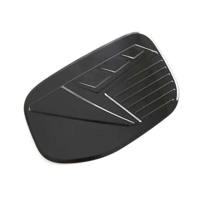 ABS Baked Black Car Fuel Filler Tank Cover Oil Fuel Tank Cap Cover Decoration Stickers for Everest 2