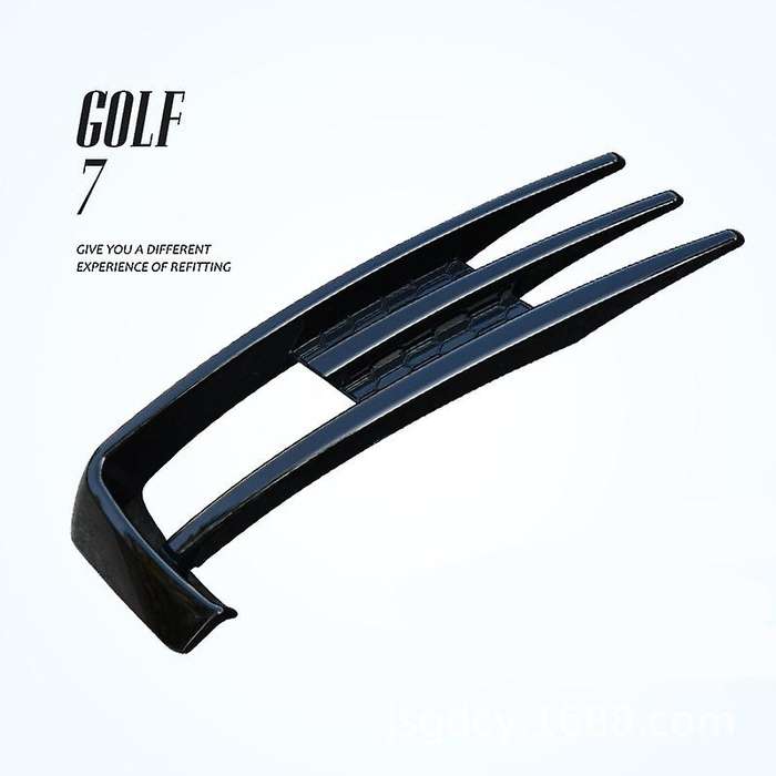 ABS Car Front Fog Lamp Eyebrow Wind Knife Cover Trim for Golf MK7 2014-2017 Fog Light Eyebrow Eye Li