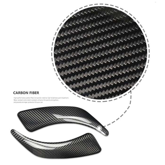 ABS Carbon Fiber Car Interior Door Panel Cover for 1 2 Series F20 F22 F23 2012-2016 Door Pull Handle