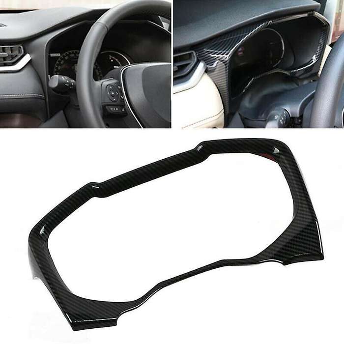 ABS Carbon Fiber Dashboard Decorative Frame Trim Dash Panel Frame Trim Cover for 2019-20( Right-Side