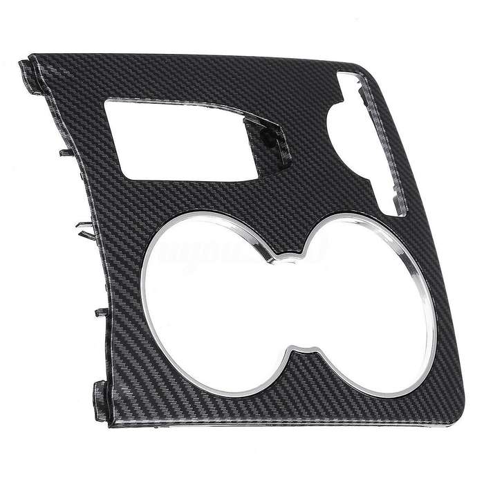 ABS Carbon Fiber Color Console Cup Holder Trim Cover for C-Class W204 C300 2046800307