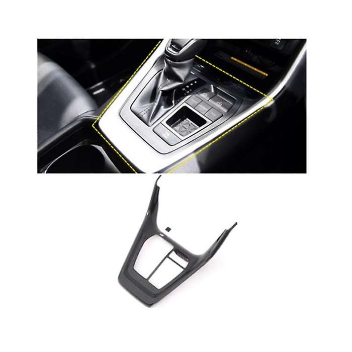 ABS Carbon Fiber Central Console Gear Shift Box Panel Cover Trim for 2019-2020( Dirve)