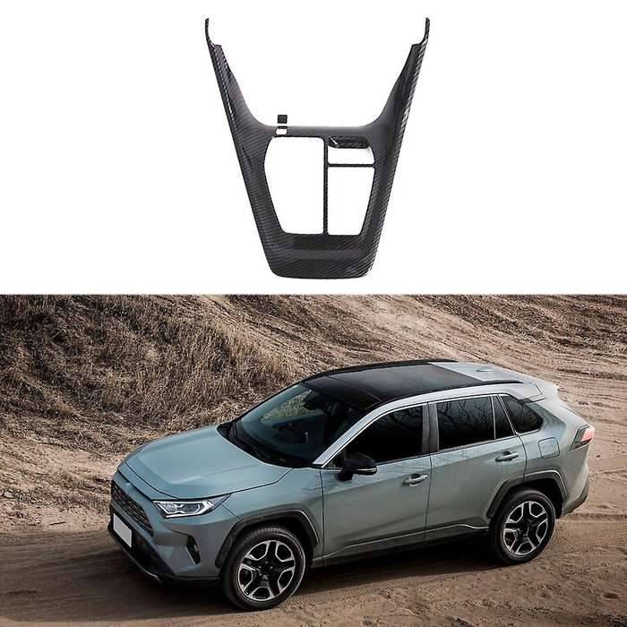 ABS Carbon Fiber Central Console Gear Shift Box Panel Cover Trim for 2019-2020( Dirve)