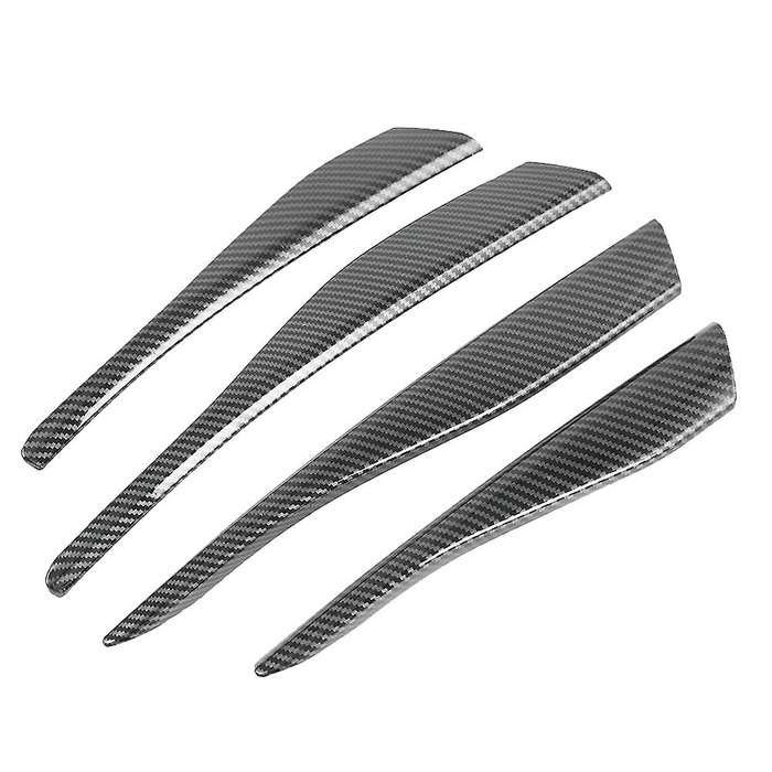 ABS Carbon Fiber Front Bumper Lower Grille Frame Fog Light Cover Trim for Golf 8 MK8 Accessories 202
