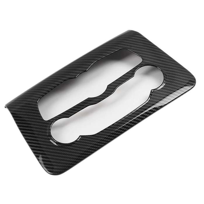 ABS Carbon Fiber Interior Console Air Condition Adjust Panel Cover Trim for Charger 2015-2020