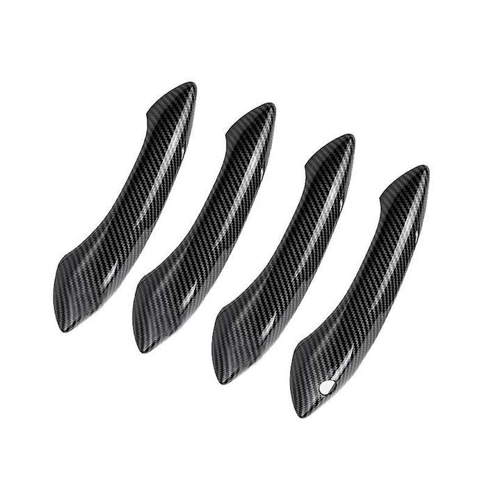 Abs Carbon Fiber Outside Exterior Door Handle Protector Cover Trim for  5 6 7 Series F07 F10 F11 F0