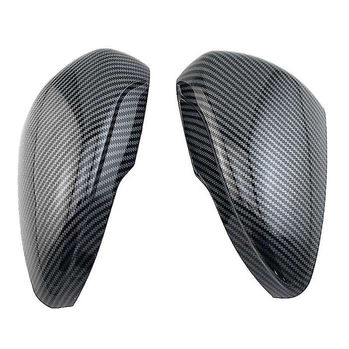 ABS Carbon Fiber Rear View Side Door Mirrors Cover Trim for Focus MK4 2019 2020 Sedan Hatchback