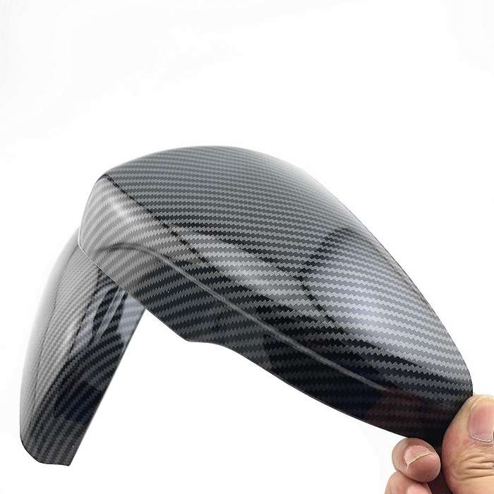ABS Carbon Fiber Rear View Side Door Mirrors Cover Trim for Focus MK4 2019 2020 Sedan Hatchback