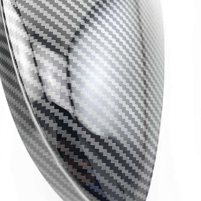 ABS Carbon Fiber Rear View Side Door Mirrors Cover Trim for Focus MK4 2019 2020 Sedan Hatchback