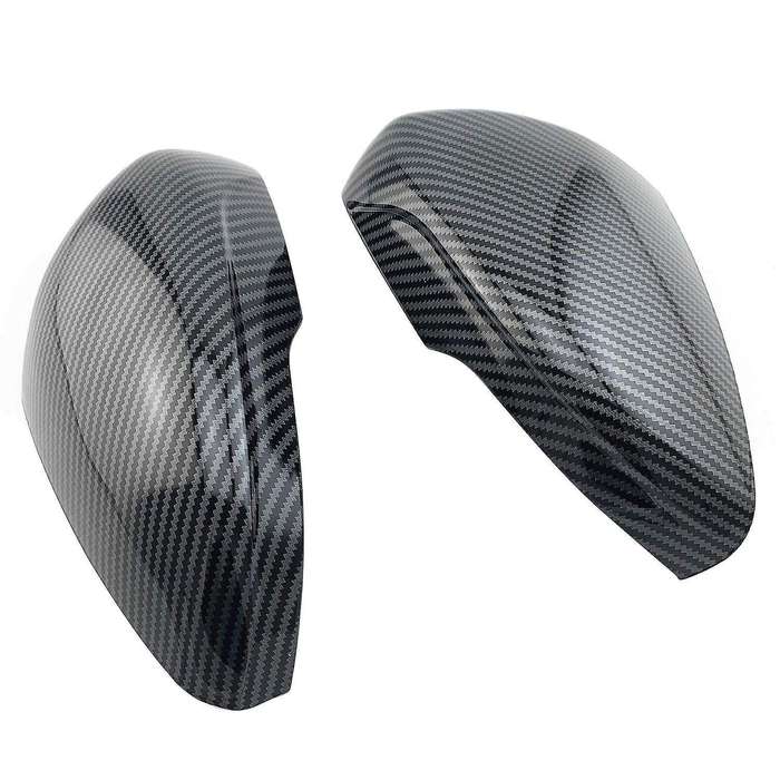ABS Carbon Fiber Rear View Side Door Mirrors Cover Trim for Focus MK4 2019 2020 Sedan Hatchback