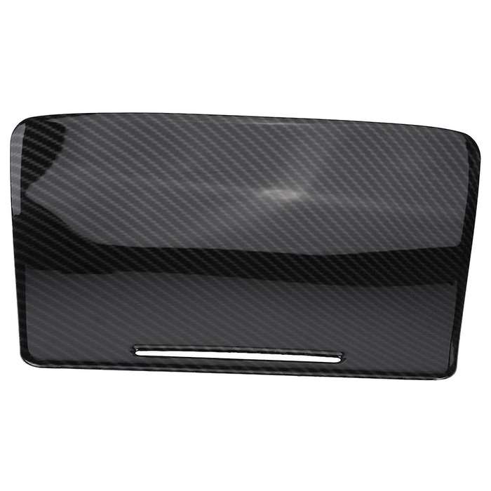 Abs Center Console Panel Decoration Cover Trim 2pcs for C Class W205/glc X253 Carbon Fiber Color