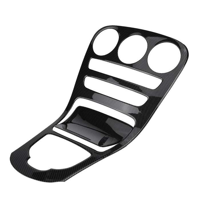 Abs Center Console Panel Decoration Cover Trim 2pcs for C Class W205/glc X253 Carbon Fiber Color