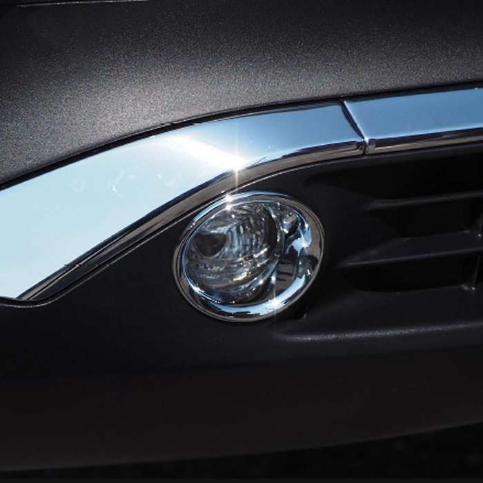 ABS Chrome Front Bumper Fog Light Lamp Frame Cover Trim for Venza 2020 Car Accessories Car Accessori