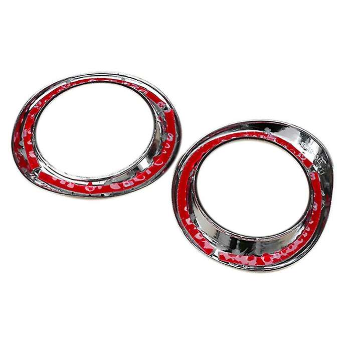 ABS Chrome Front Bumper Fog Light Lamp Frame Cover Trim for 2 Demio DJ DL 2015 2016