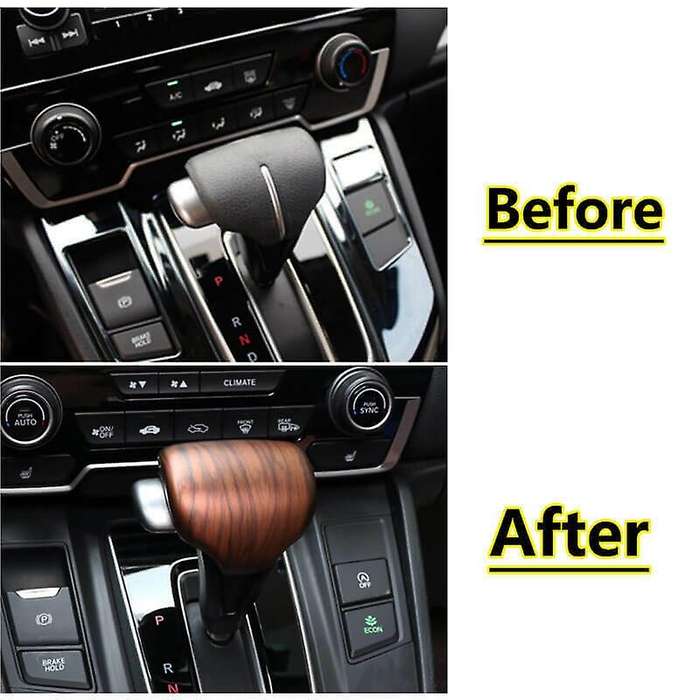 ABS Gear Lever Shift Knob Cover Trim Compatible Honda CR-V CRV 2017-2020