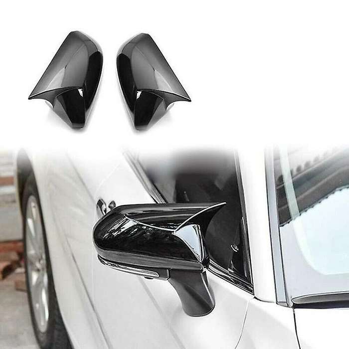 ABS Ox Horn Rear View Mirror Cover Stickers Trim for 2018-2020