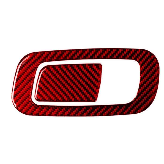 ABS Red Carbon Fiber Glove Box Handle Switch Cover Trim Decor Sticker for 10Th Gen 2016 2017 2018 20