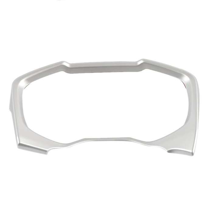 ABS Silver Chrome Dashboard Decorative Frame Trim Dash Panel Frame Trim Cover for 19-20( Right-Side