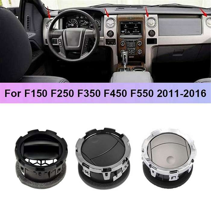 AC /Heater Air Duct Vent for F250 F350 F450 F550 2011-2016 Matt Air Conditioner Outlet DC3Z19893BA D