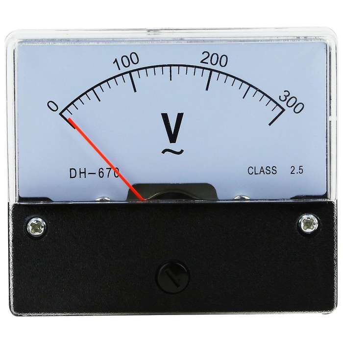 AC 0-300V Gauge Analog Voltage Panel Meter Voltmeter DH670