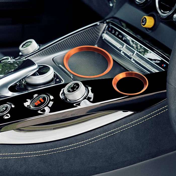 AC Control Knob Covers for Forester 2019+ Accessories, Air Condition Switch Volume Trim for Crosstre