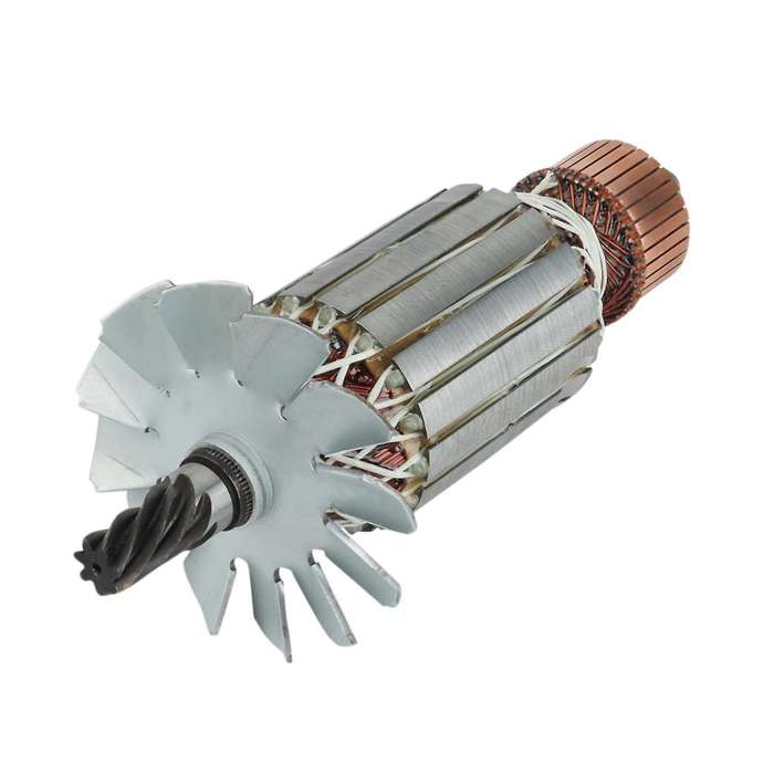 AC220-240V 7 Teeth Drive Shaft Electric Hammer Steel Cutting Machine Rotor 355 for 2414NB 2414B 5165