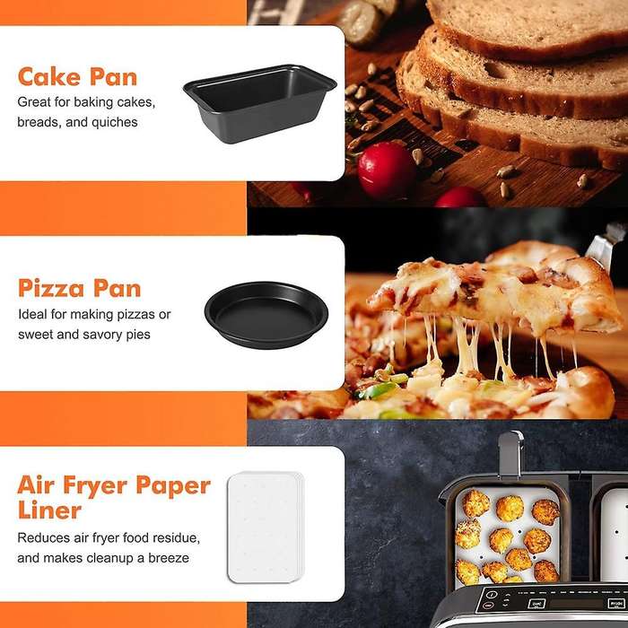 Accessories, for Ninja Dual Af300uk, Af400uk & 3.7qt - 4.2qt and Larger Dual Zone Air Fryers