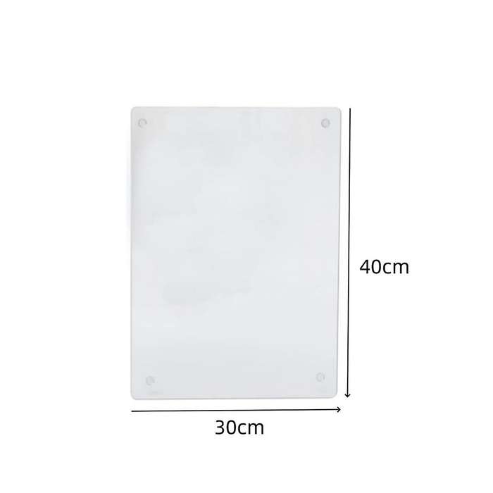 Acrylic Cutting Board for Outdoor Camping, Small Clear Countertop Tray, Scratch Resistant, Heat Resi